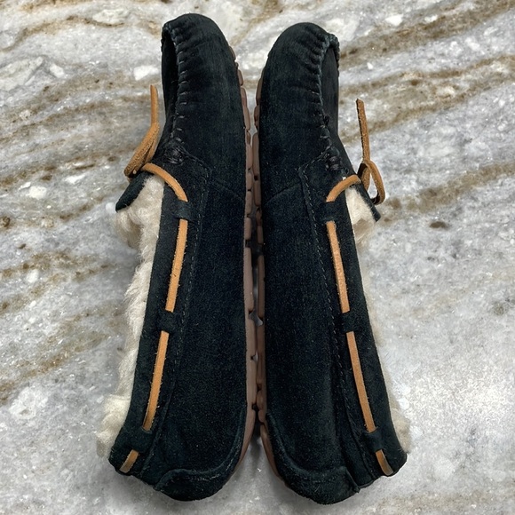 Ugg Dakota Black Suede Slippers Women’s size 6 - Picture 7 of 12